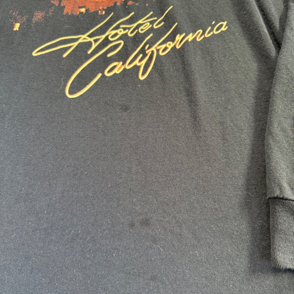 Eagles Hotel California 2021 Tour Shirt Long Sleeve Black Mens XL Gildan Cotton - Picture 3 of 11